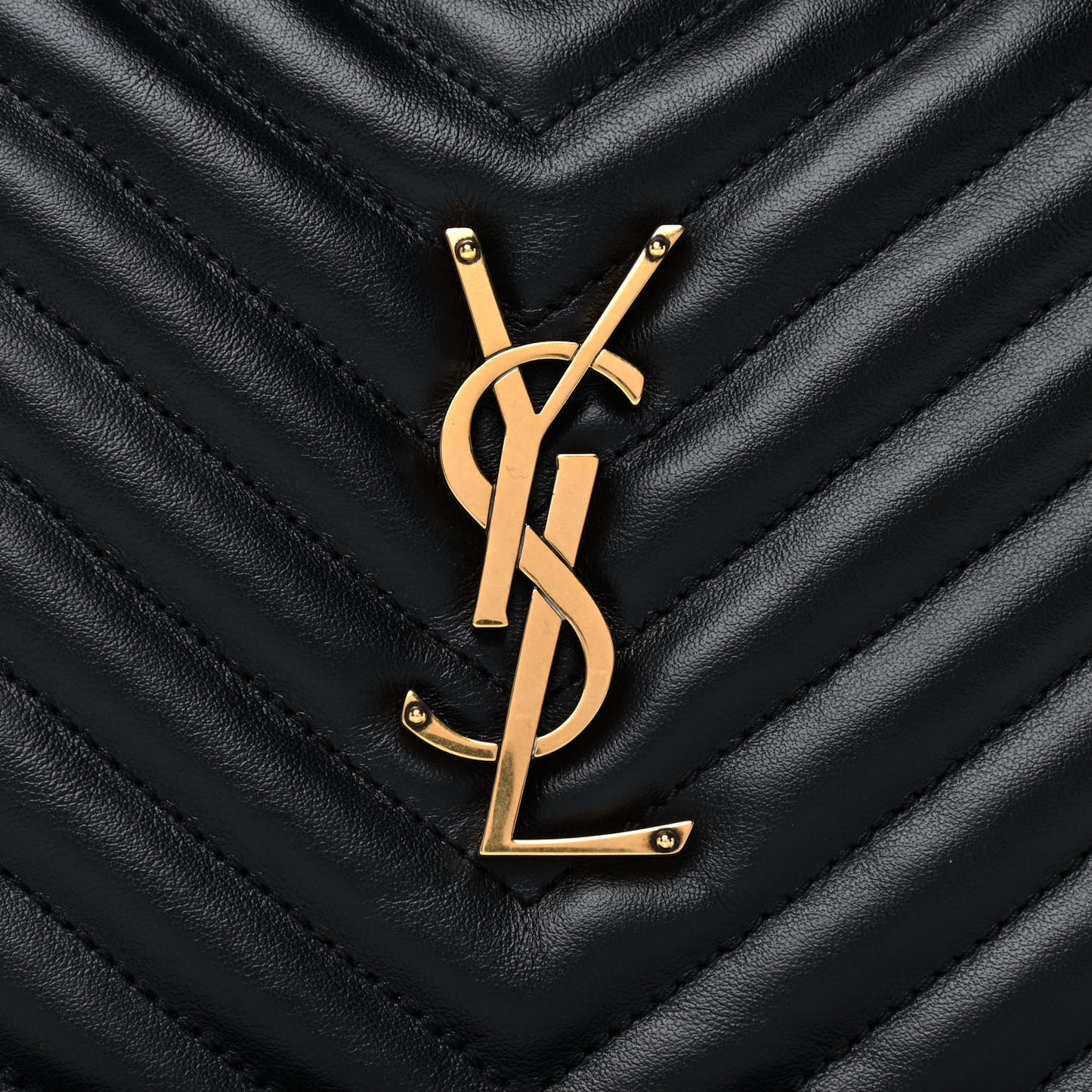 Calfskin Matelasse Monogram Lou Camera Bag Black