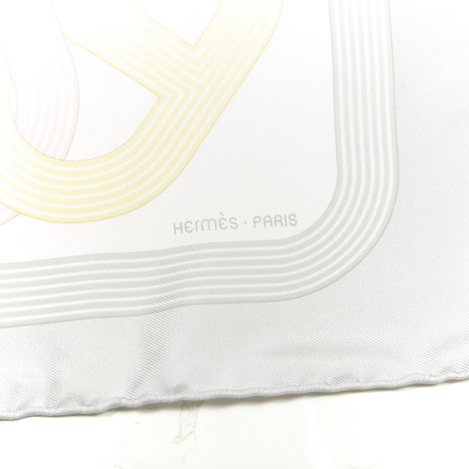 Hermes Silk Circuit 24 Faubourg Pocket Square Scarf 3 of 5