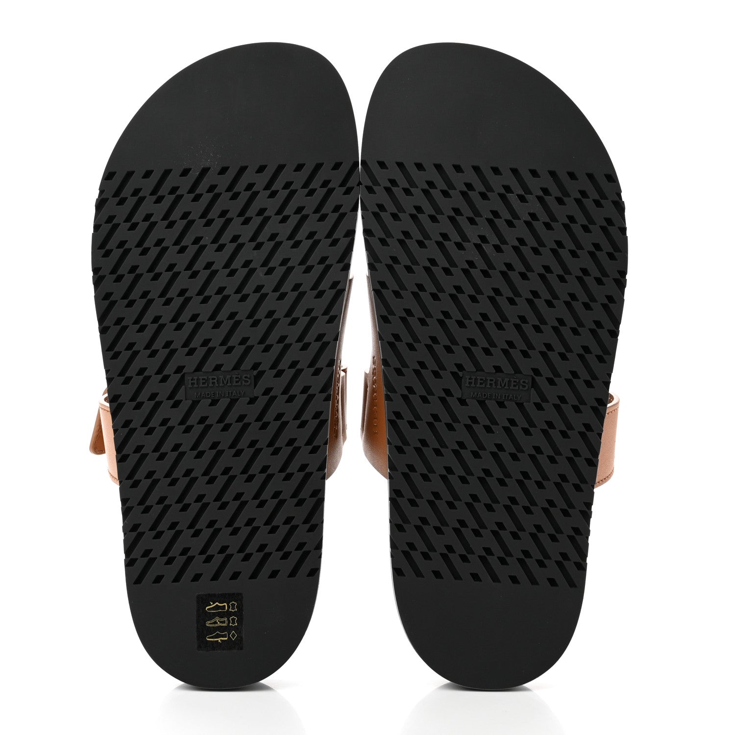 Hermes Calfskin Womens Chypre Sandals 38 Naturel 5 of 8