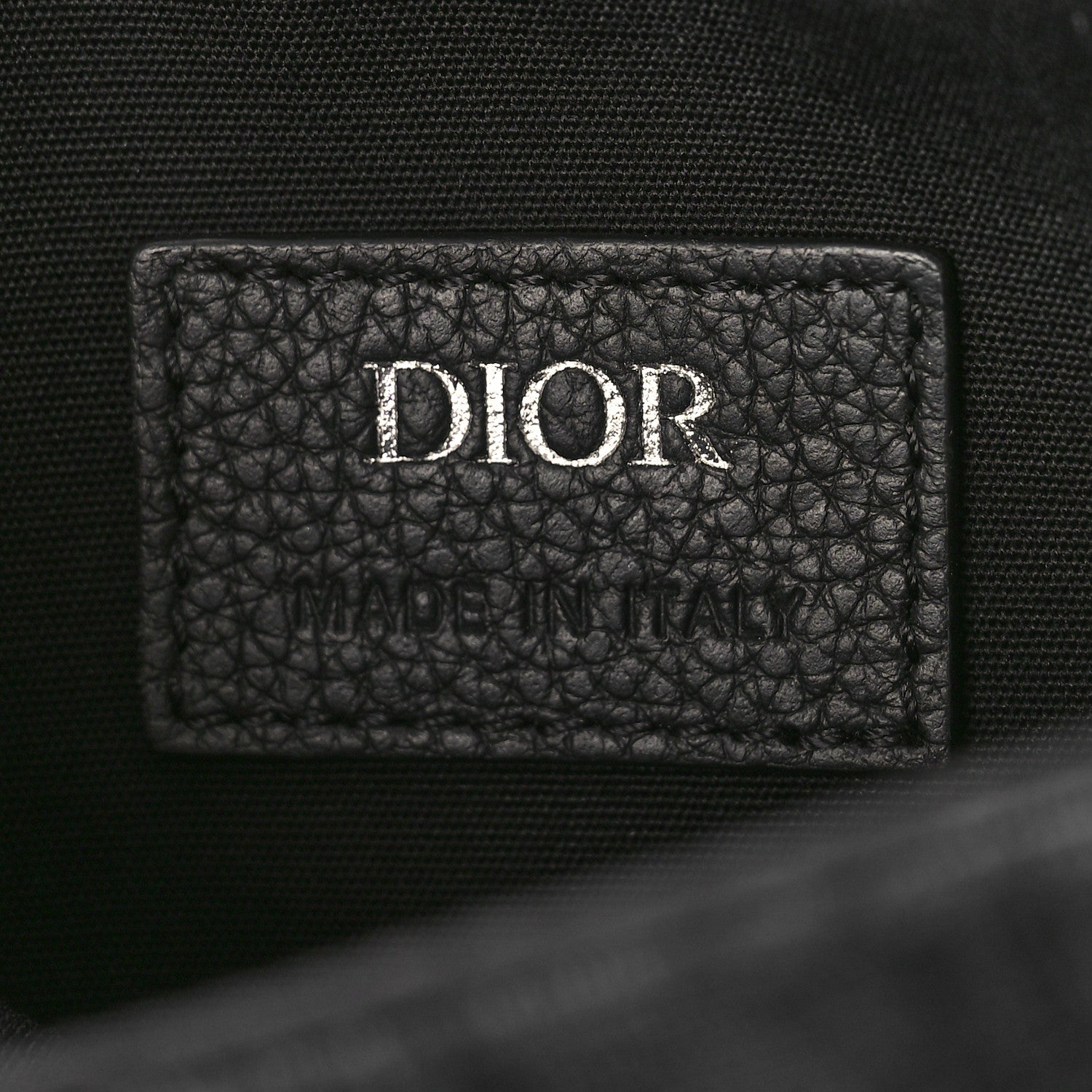 Christian Dior Oblique Saddle Messenger Pouch Blue Black 6 of 9