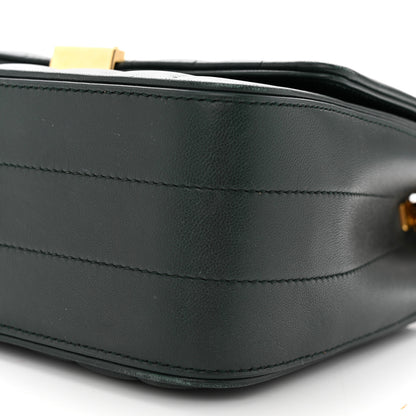 Saint Laurent Lambskin Matelasse Monogram Medium Vicky Chain Bag Algae 10 of 10