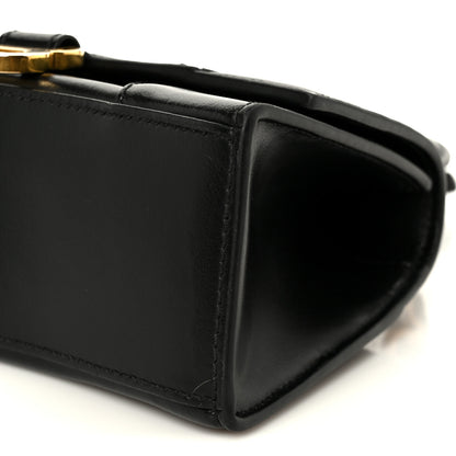 Balenciaga Shiny Box Calfskin Hourglass Top Handle Bag XS Black 10 of 11