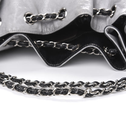 Chanel Vinyl Quilted Melrose Degrade Tote Black 10 of 12