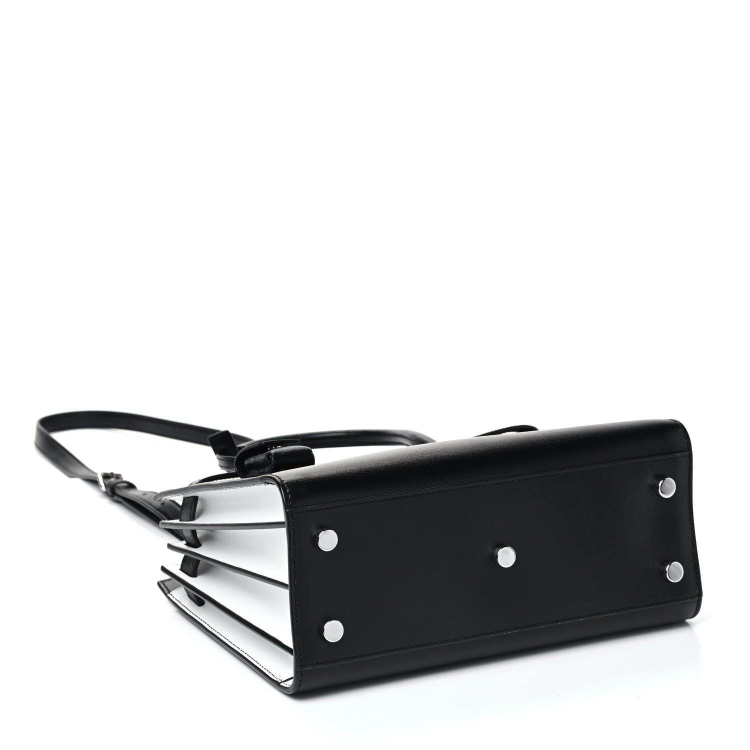 Saint Laurent Calfskin Baby Sac De Jour Black White 3 of 4