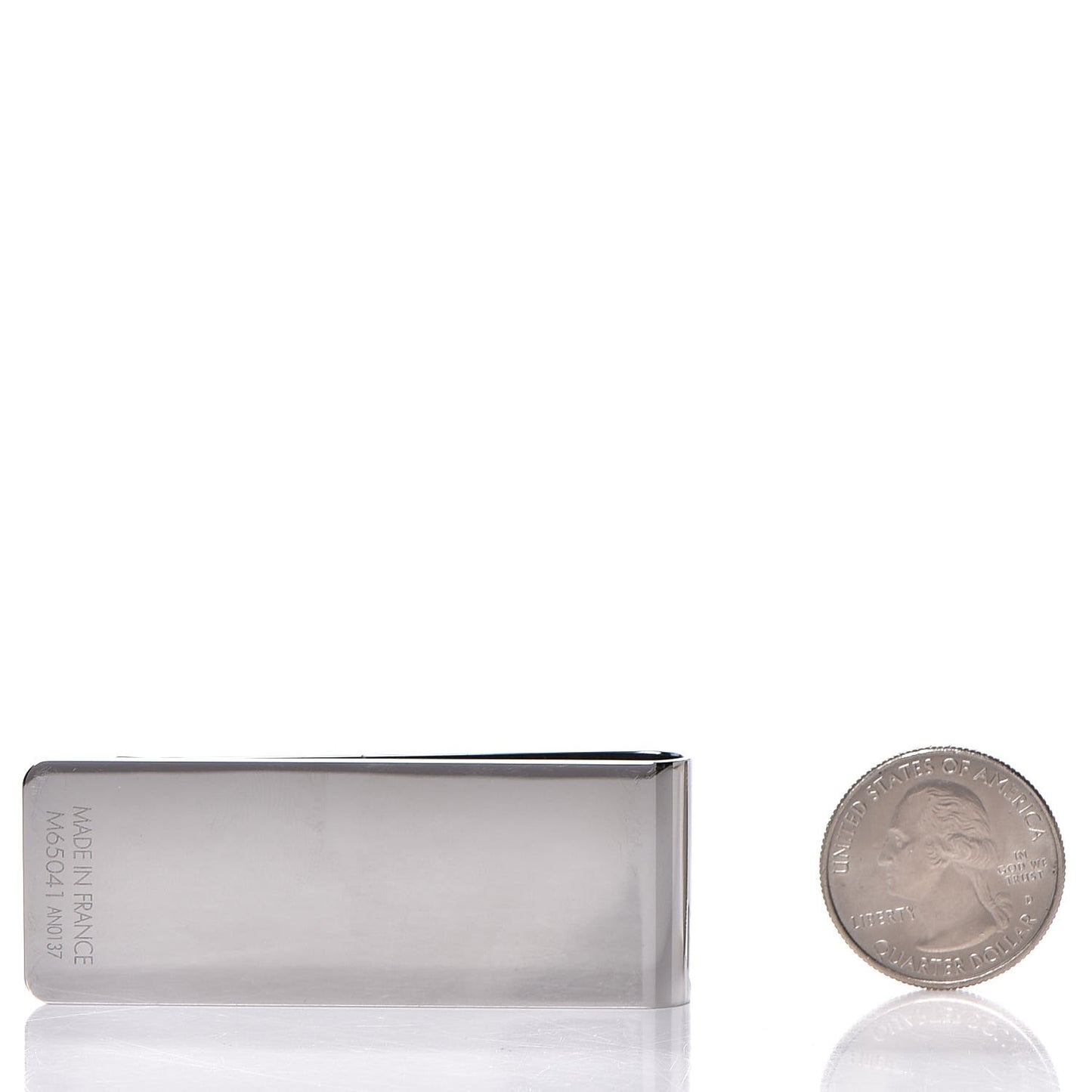 Metal Champs Elysees Money Clip Silver