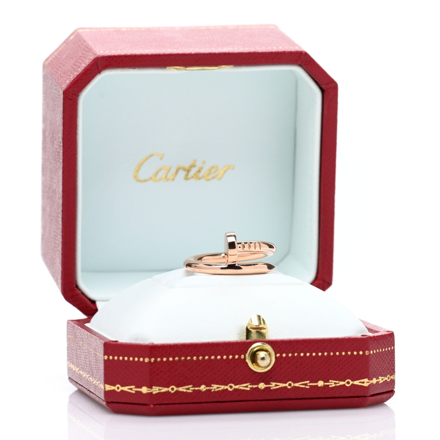 Cartier 18K Pink Gold Juste Un Clou Ring 50 5.25 5 of 5