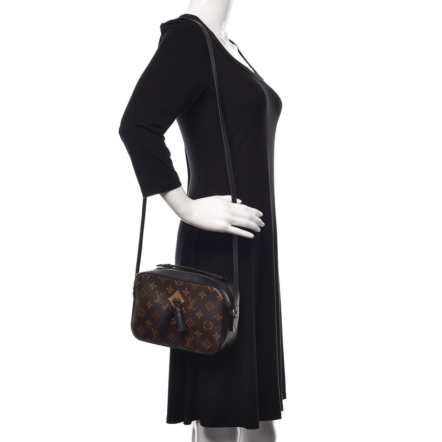 Louis Vuitton Monogram Saintonge Black 2 of 10
