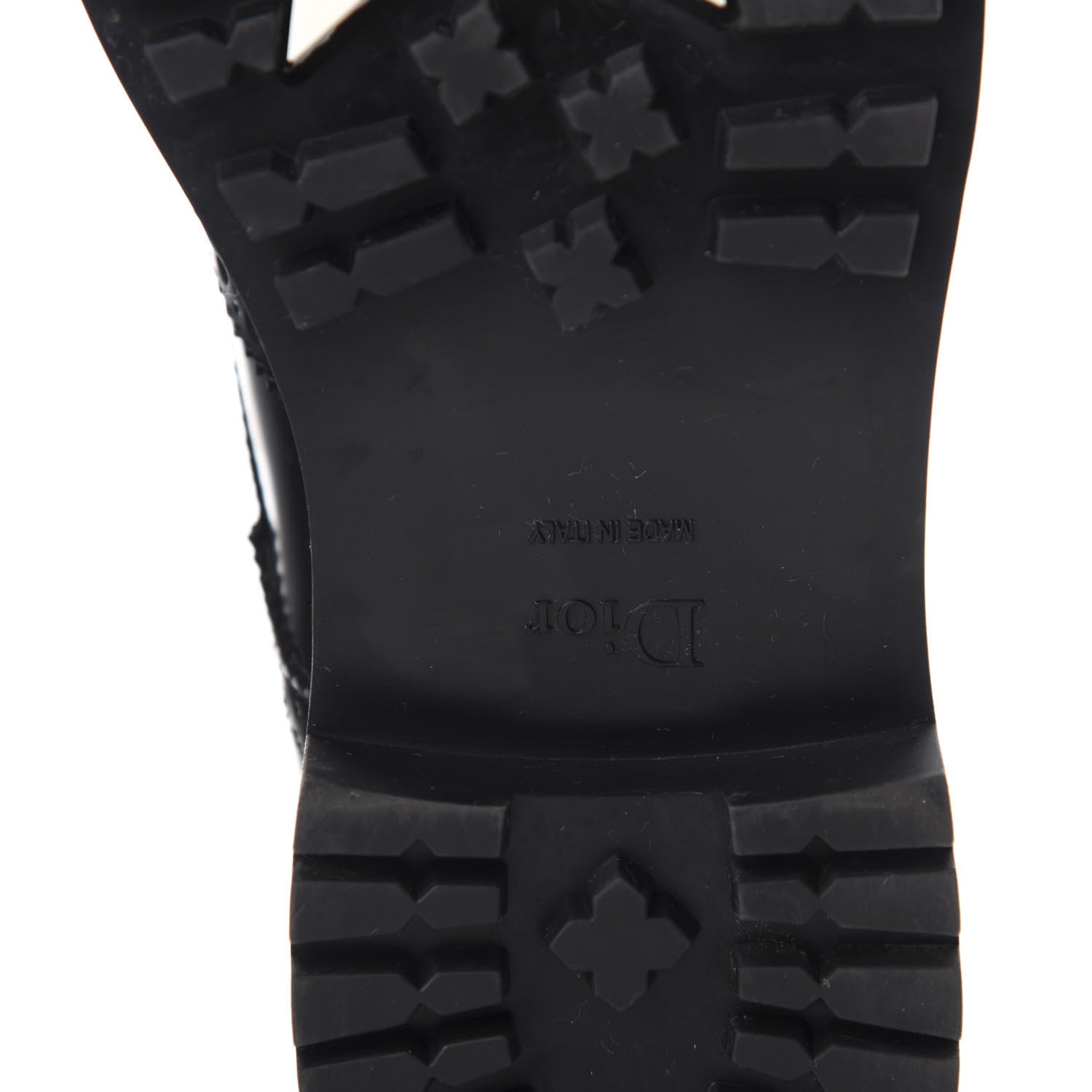 Christian Dior Calfskin D-Order Low Boot 37 Black White 8 of 8