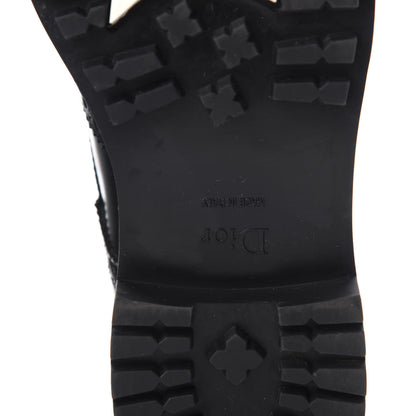 Christian Dior Calfskin D-Order Low Boot 37 Black White 8 of 8