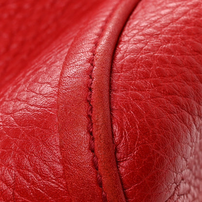 Gucci Pebbled Calfskin Medium Soho Shoulder Bag Tabasco Red 11 of 14