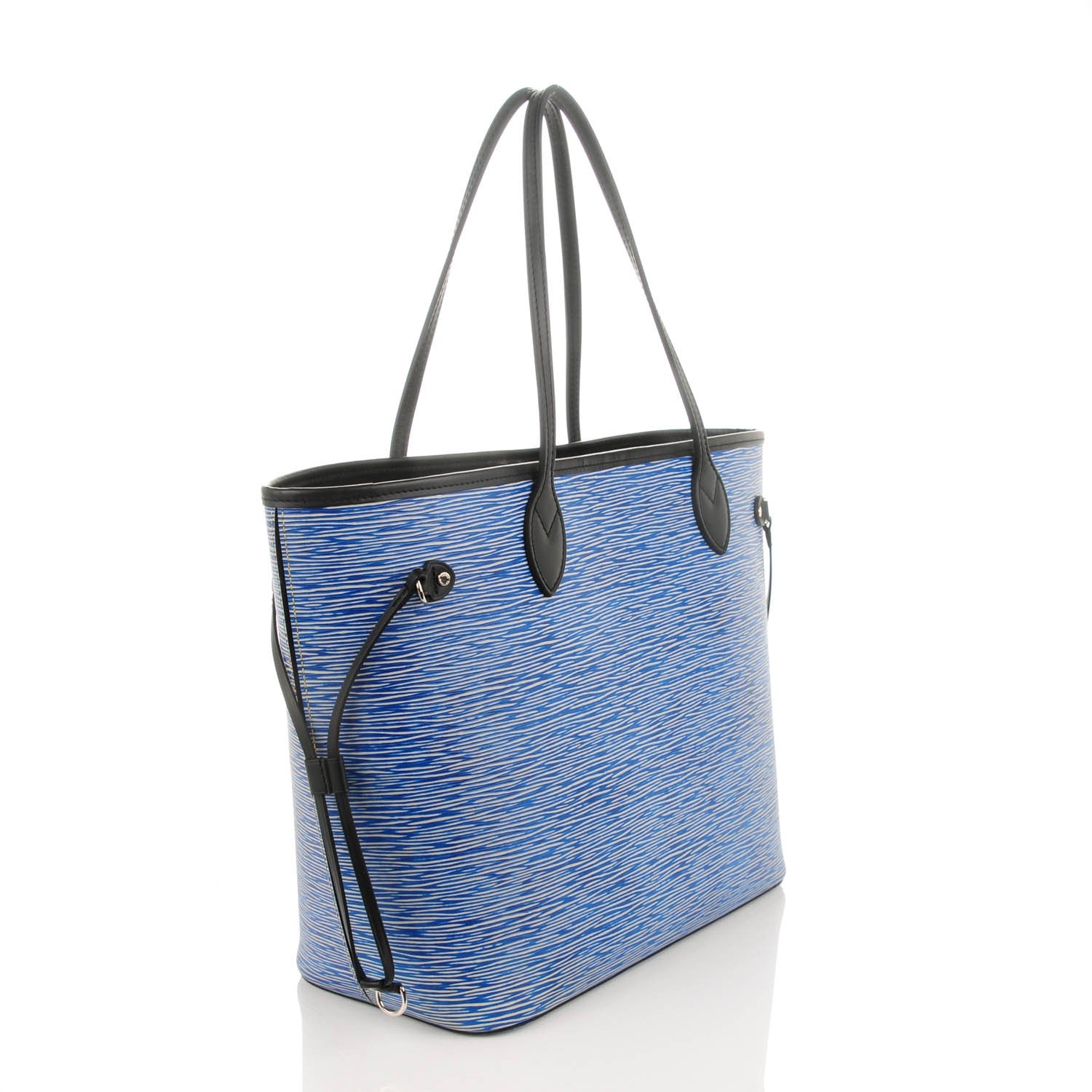 Louis Vuitton Epi Neverfull MM Denim Light 3 of 7