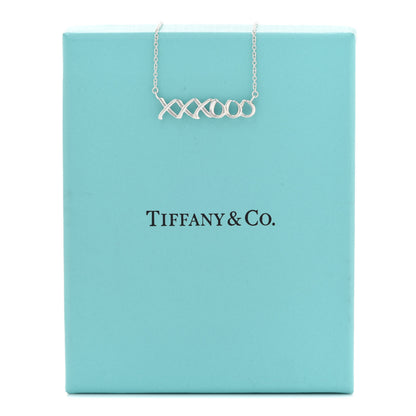 Tiffany Sterling Silver Paloma's Graffiti Love and Kisses Pendant Necklace 7 of 7