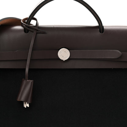 Hermes Toile Vache Hunter Herbag Zip 39 MM Black Ebene 9 of 12