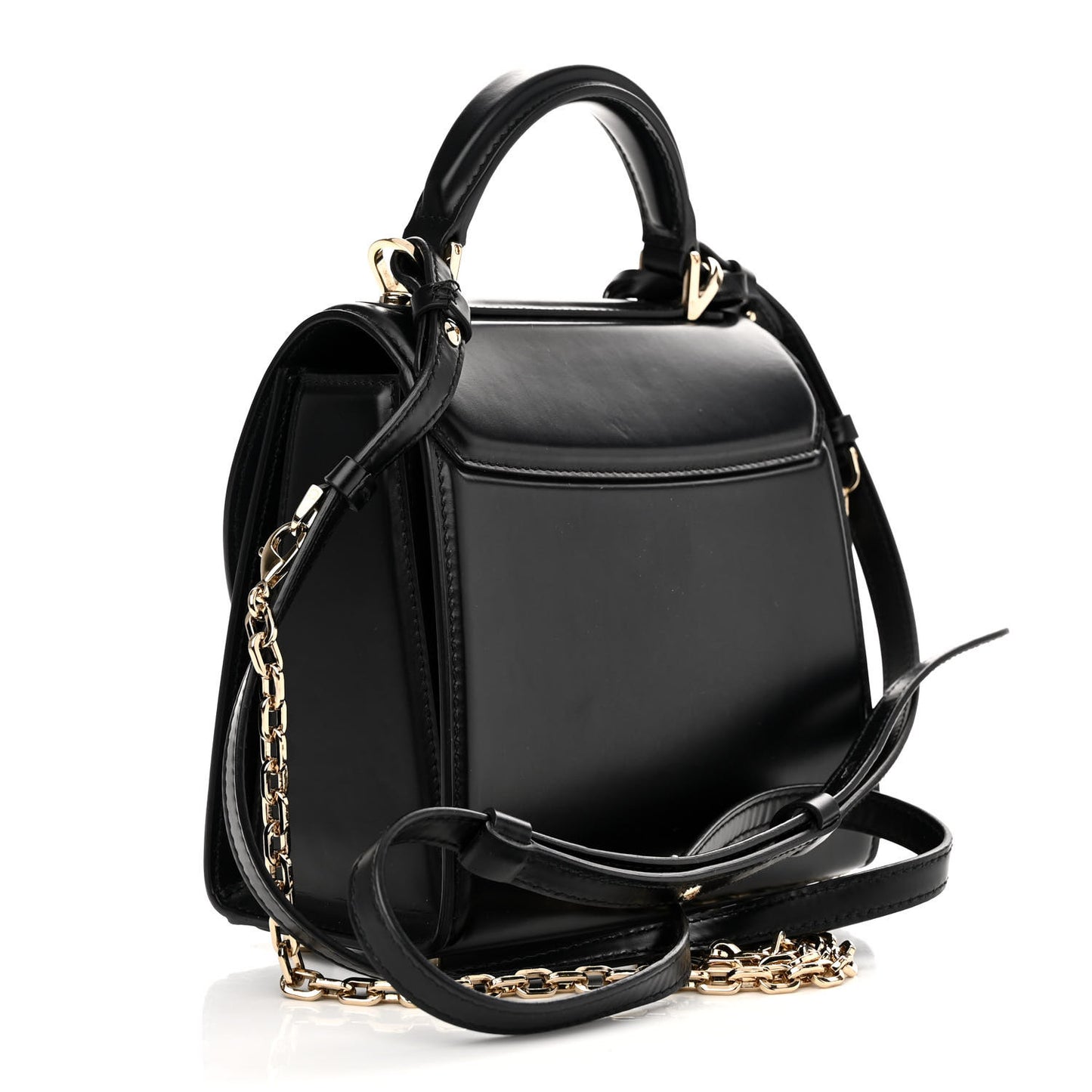 Smooth Calfskin Small Boxyz Black