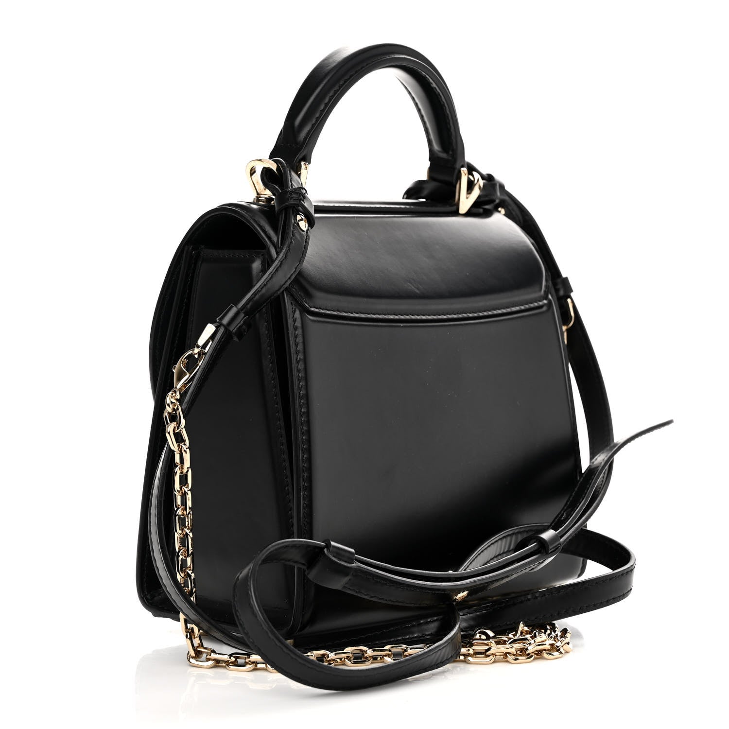 Salvatore Ferragamo Smooth Calfskin Small Boxyz Black 3 of 11