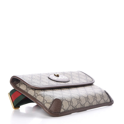 Gucci GG Supreme Monogram Neo Vintage Web Belt Bag Brown 4 of 10