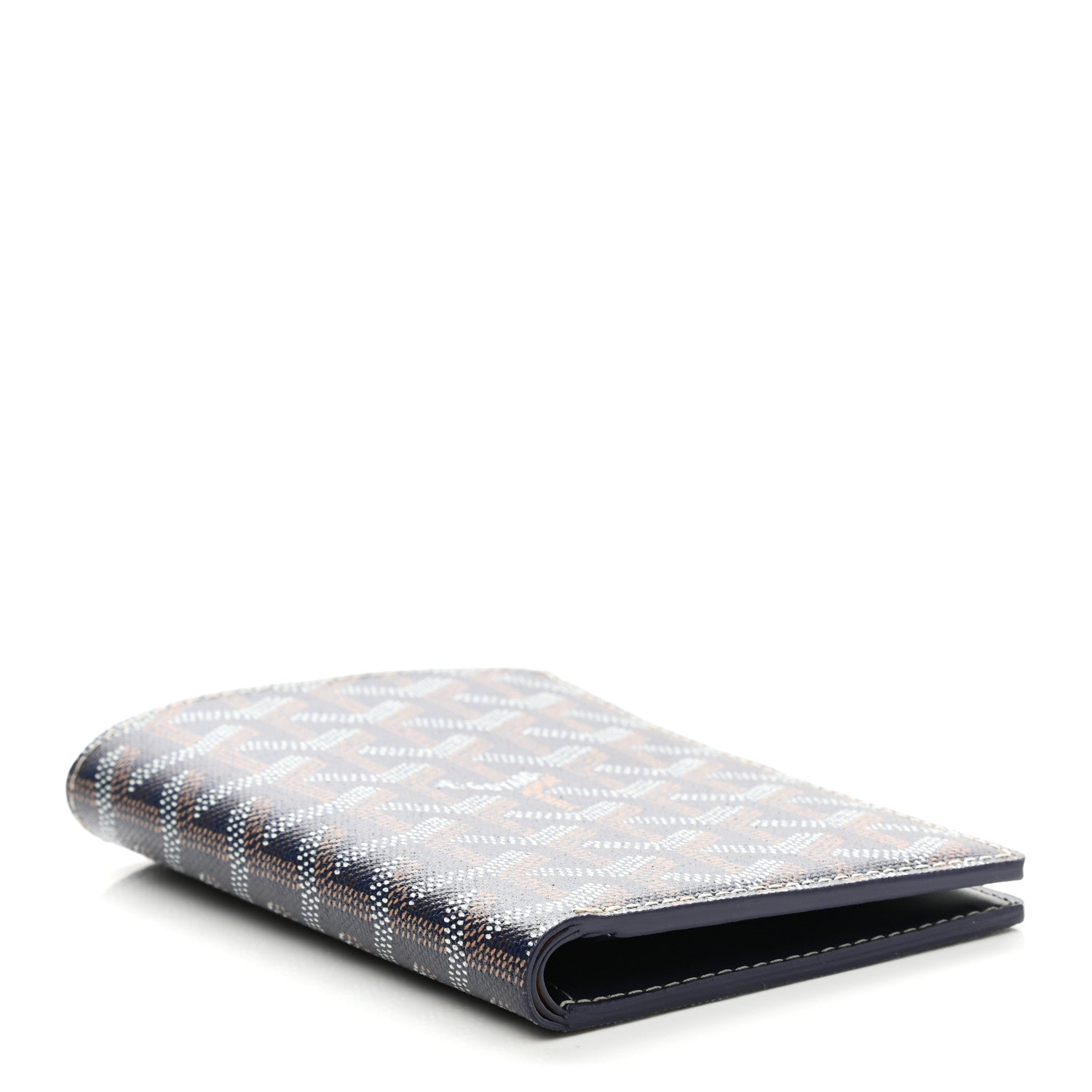 Goyard Goyardine Moliere Wallet Navy 4 of 8
