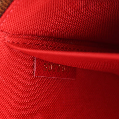 Louis Vuitton Damier Ebene Pochette Felicie Chain Wallet 8 of 11