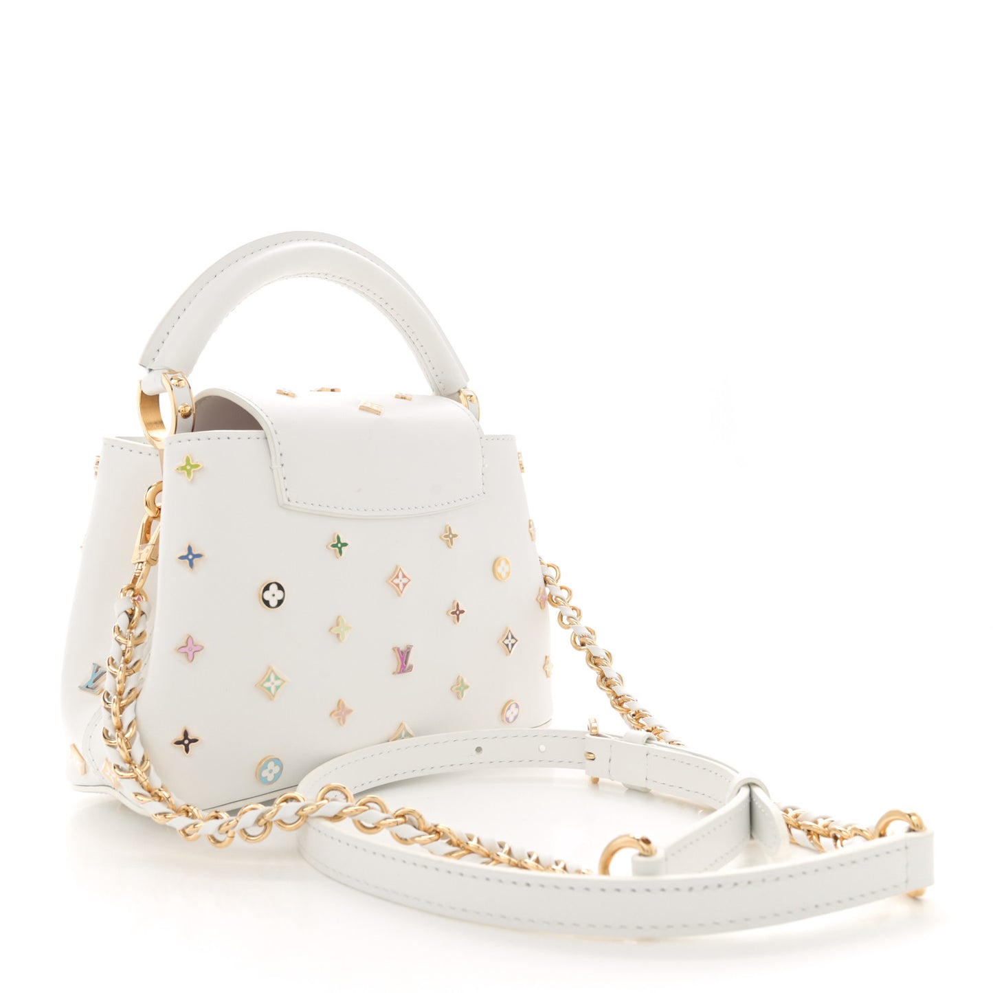 LV X TM Cowhide Mini Capucines Multicolor