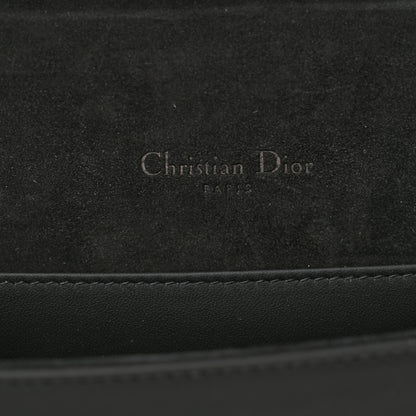 Christian Dior Ultra Matte Calfskin Cannage Lady Dior Clutch Black 7 of 12