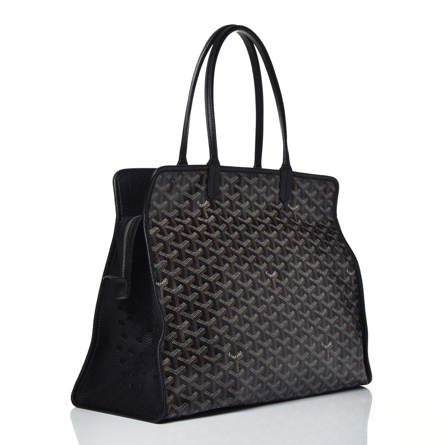 Goyard Goyardine Sac Hardy Pet Carrier PM Black 3 of 9