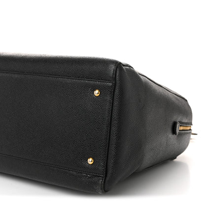 Chanel Caviar Large CC Shoulder Bag Black 10 of 10