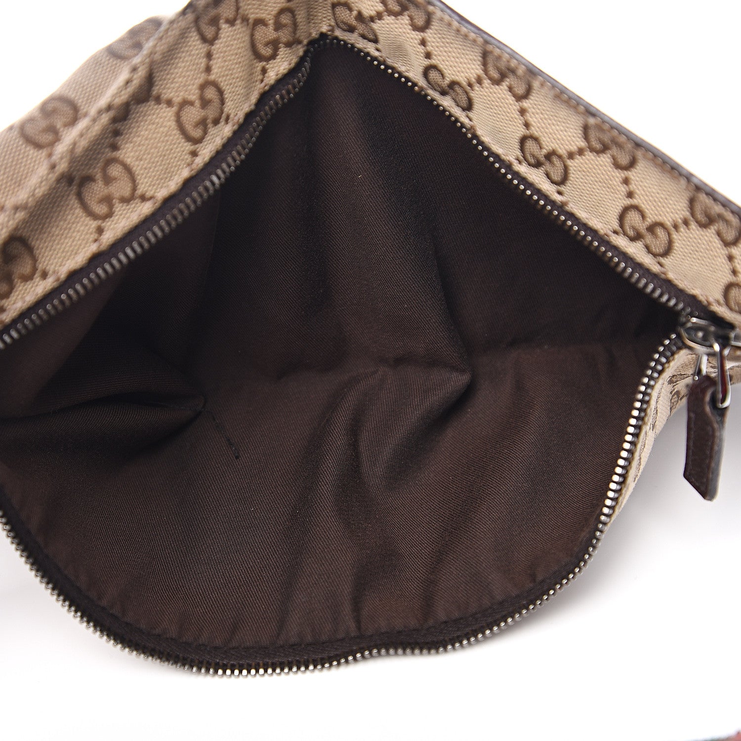 Gucci Monogram Web Belt Bag Dark Brown 4 of 12