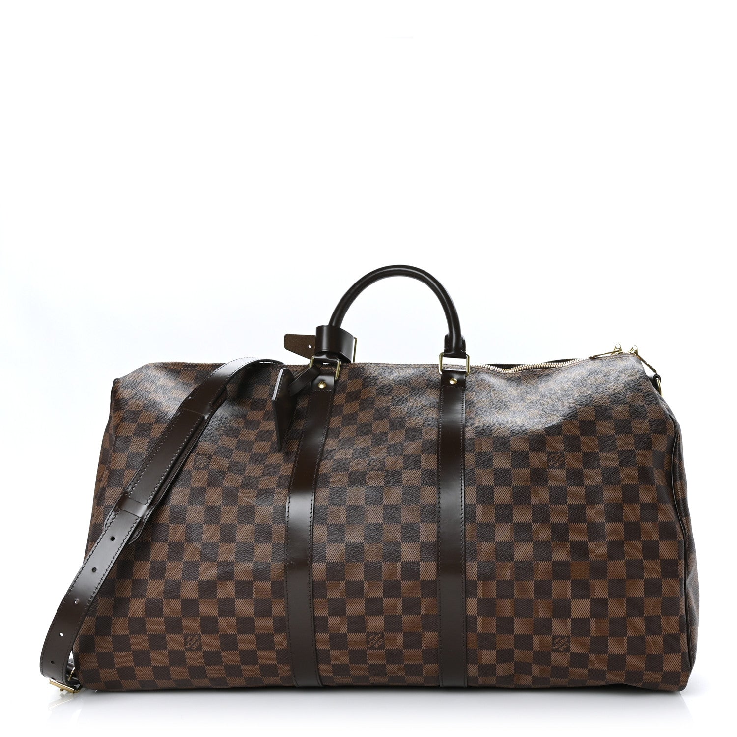 Louis Vuitton Damier Ebene Keepall Bandouliere 55 1 of 10