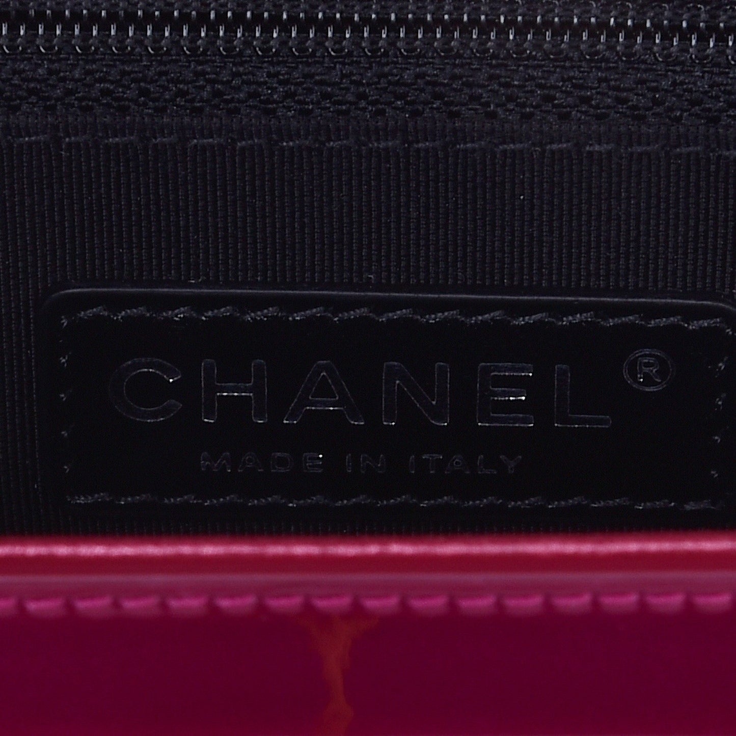 Metallic Patent Quilted New Medium Boy Flap Fuchsia