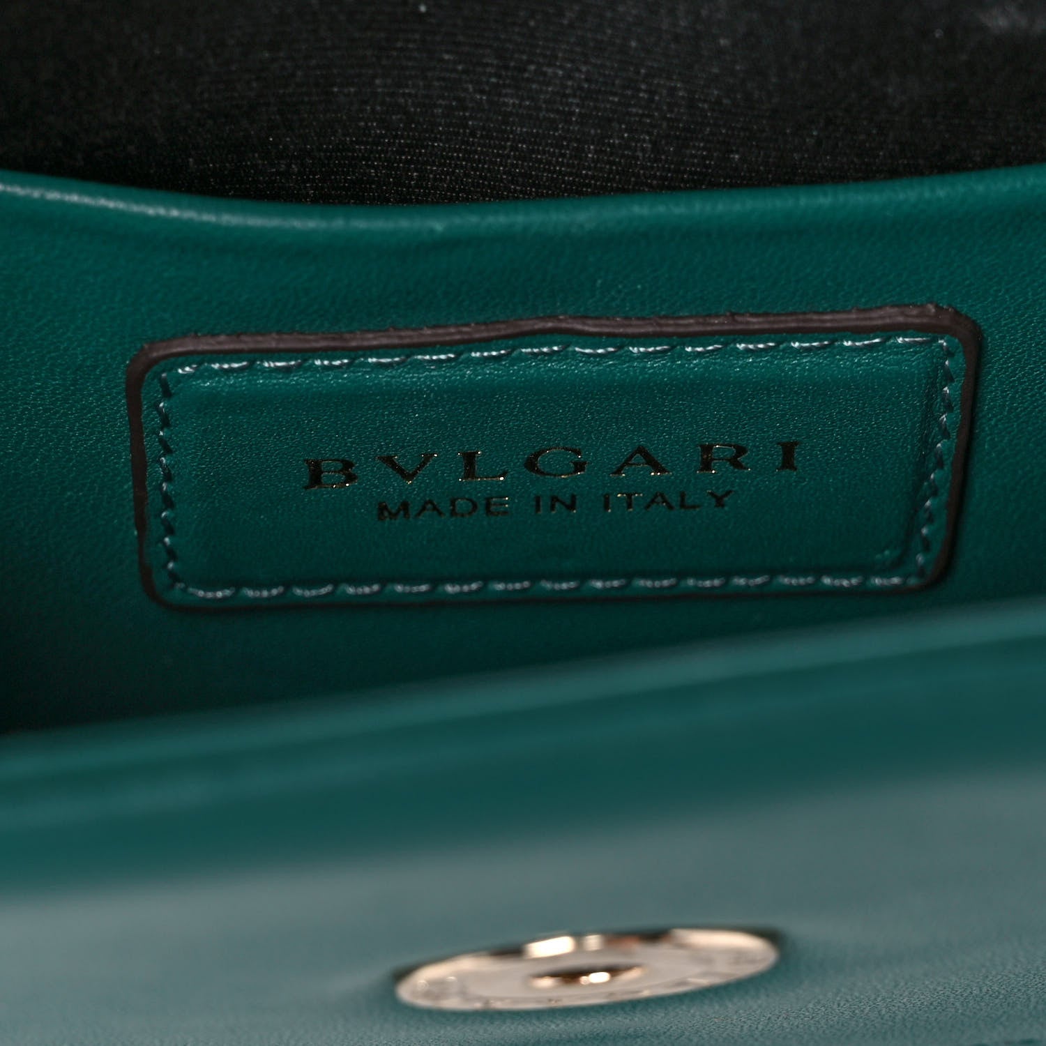 Bulgari Calfskin Serpenti Forever Crossbody Bag Emerald Green 6 of 12
