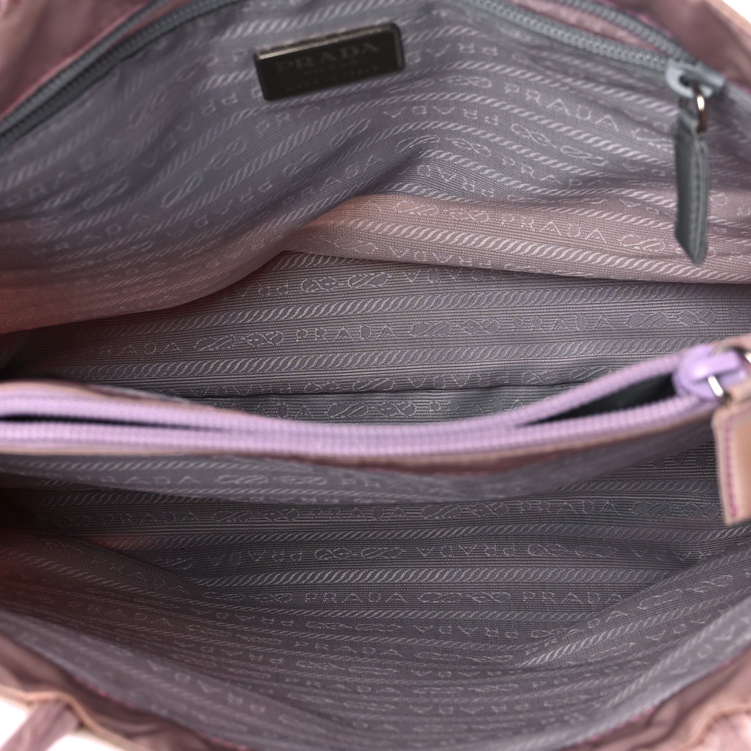 Prada Tessuto Nylon Tote Begonia 4 of 18