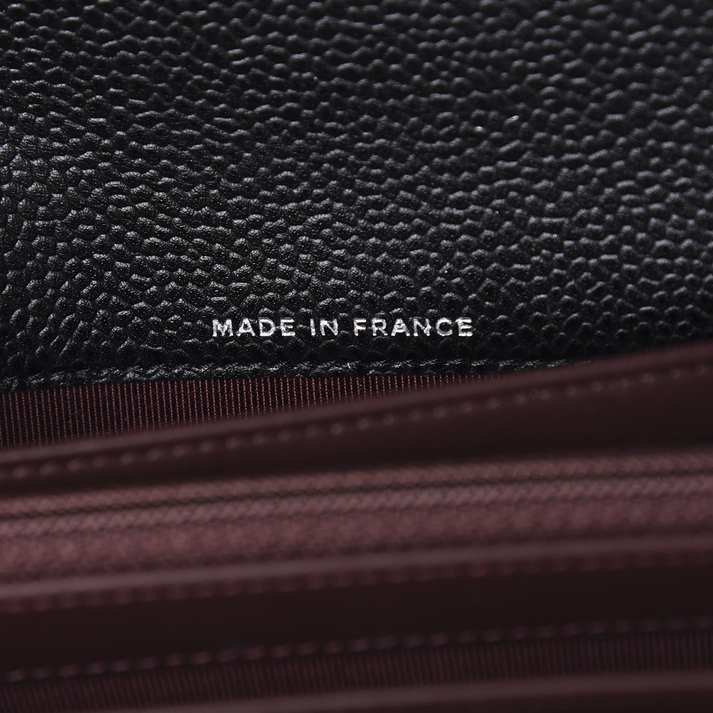 Caviar Quilted Large Flap Wallet Black