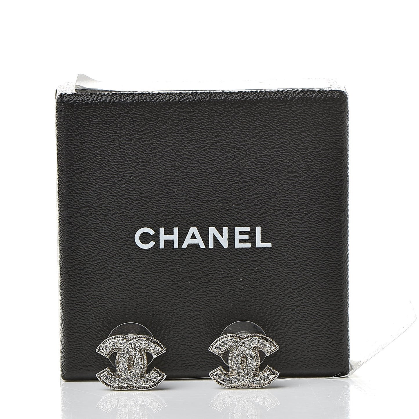 Crystal Mini Timeless CC Earrings Silver