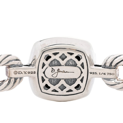 David Yurman Sterling Silver 18K Yellow Gold Diamond Albion Cable Bracelet 3 of 3