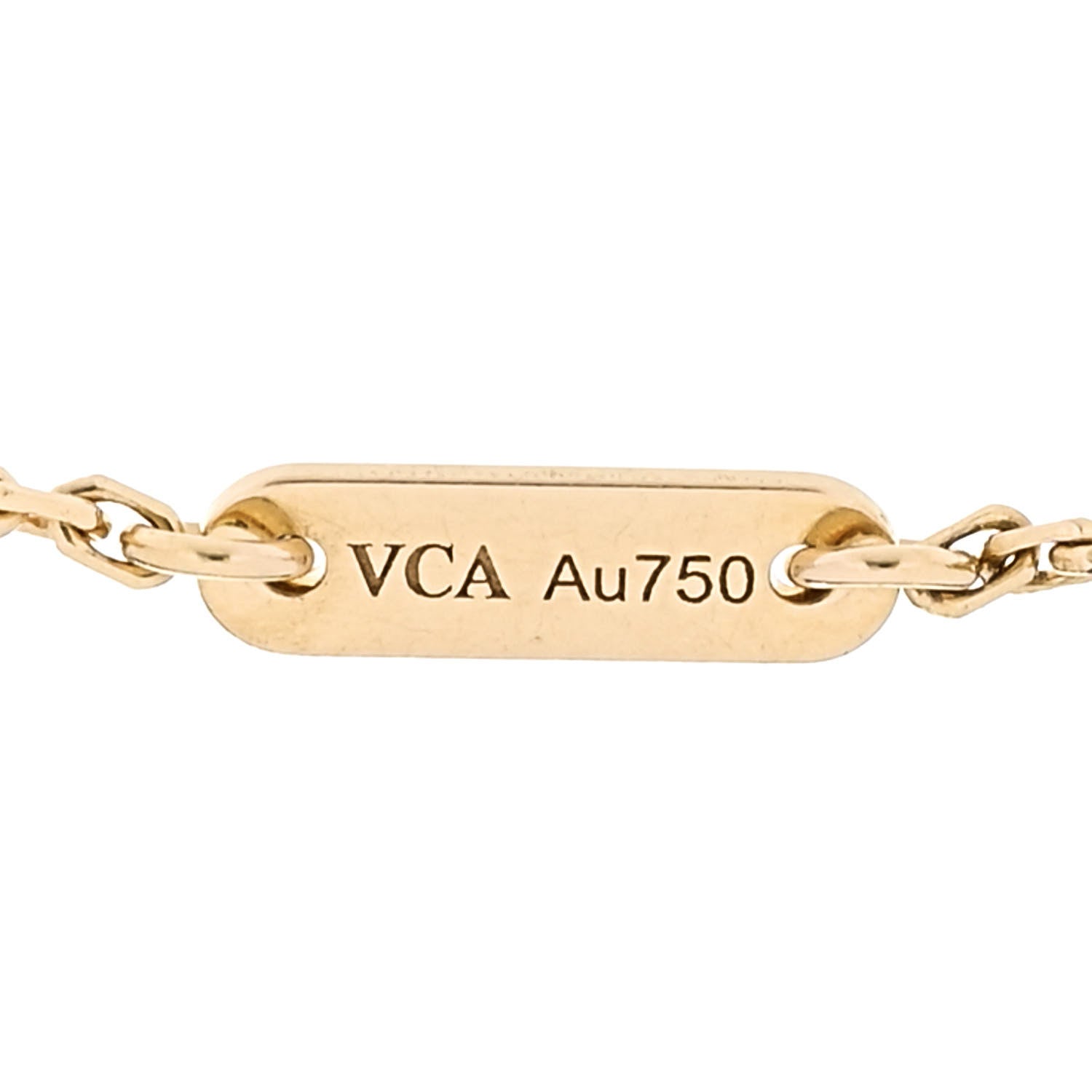 Van Cleef & Arpels 18K Yellow Gold Mother of Pearl Sweet Alhambra Bracelet 4 of 6