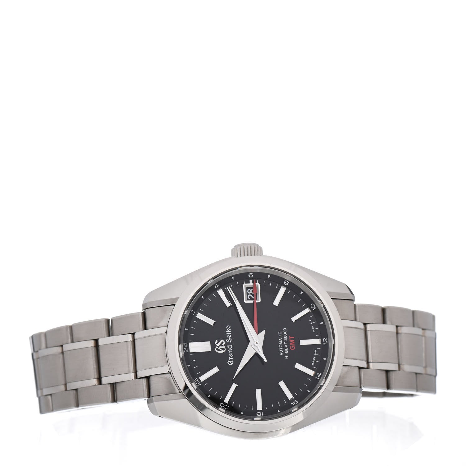 Grand Seiko Stainless Steel 40mm Mechanical High-Beat 36000 GMT Automatic Watch Black SBGJ203 2 of 5