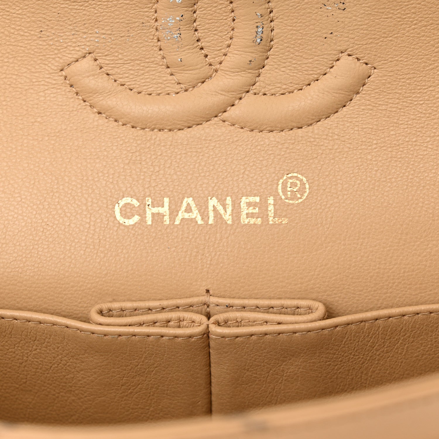 Chanel Lambskin Quilted Small Double Flap Beige 6 of 16