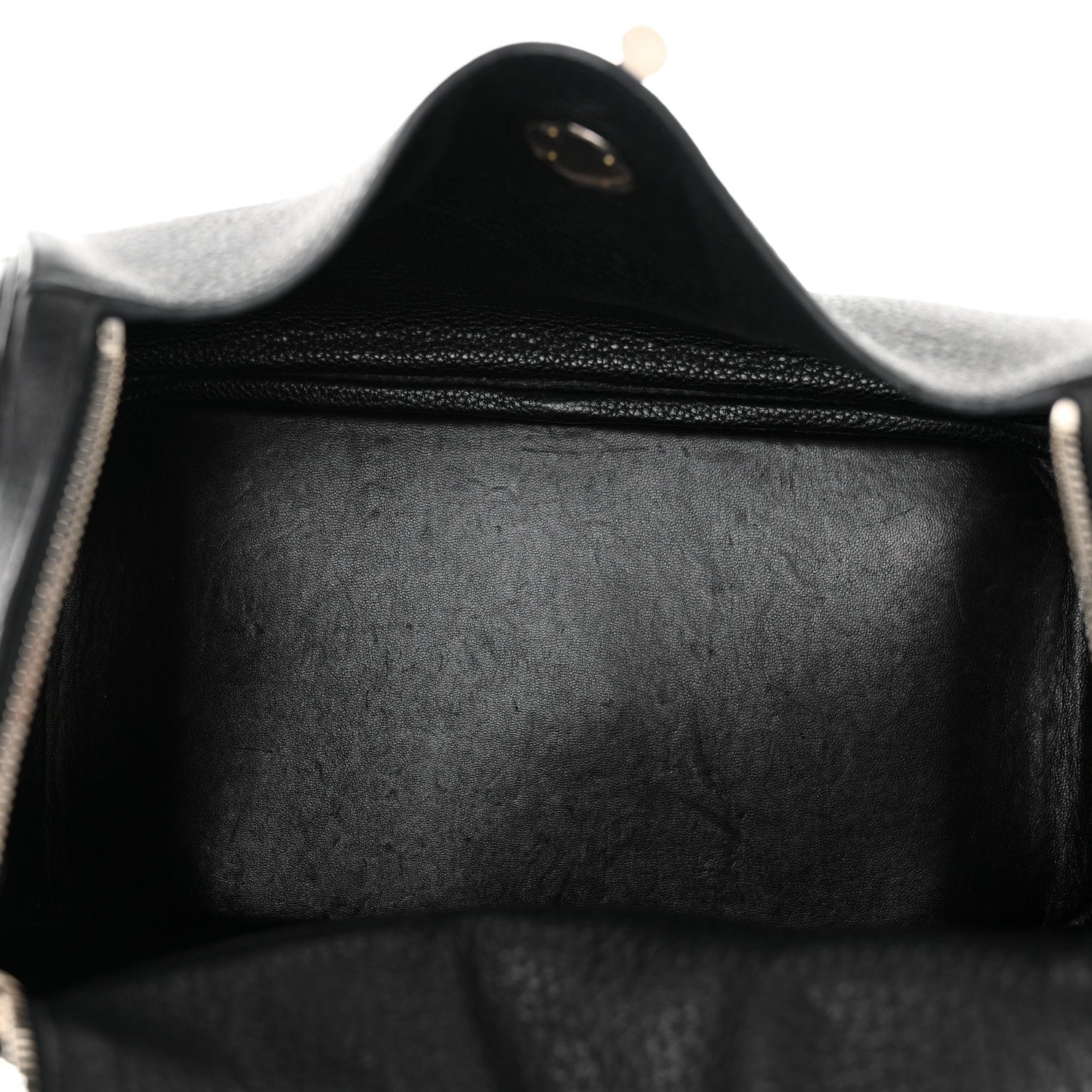 Hermes Taurillon Clemence Lindy 30 Black 5 of 16