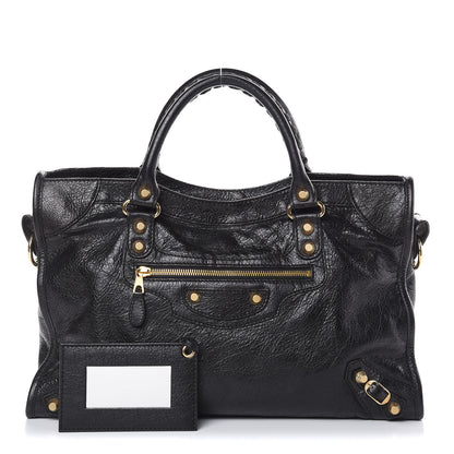 Balenciaga Agneau Giant 12 Gold Hardware City Black 1 of 11