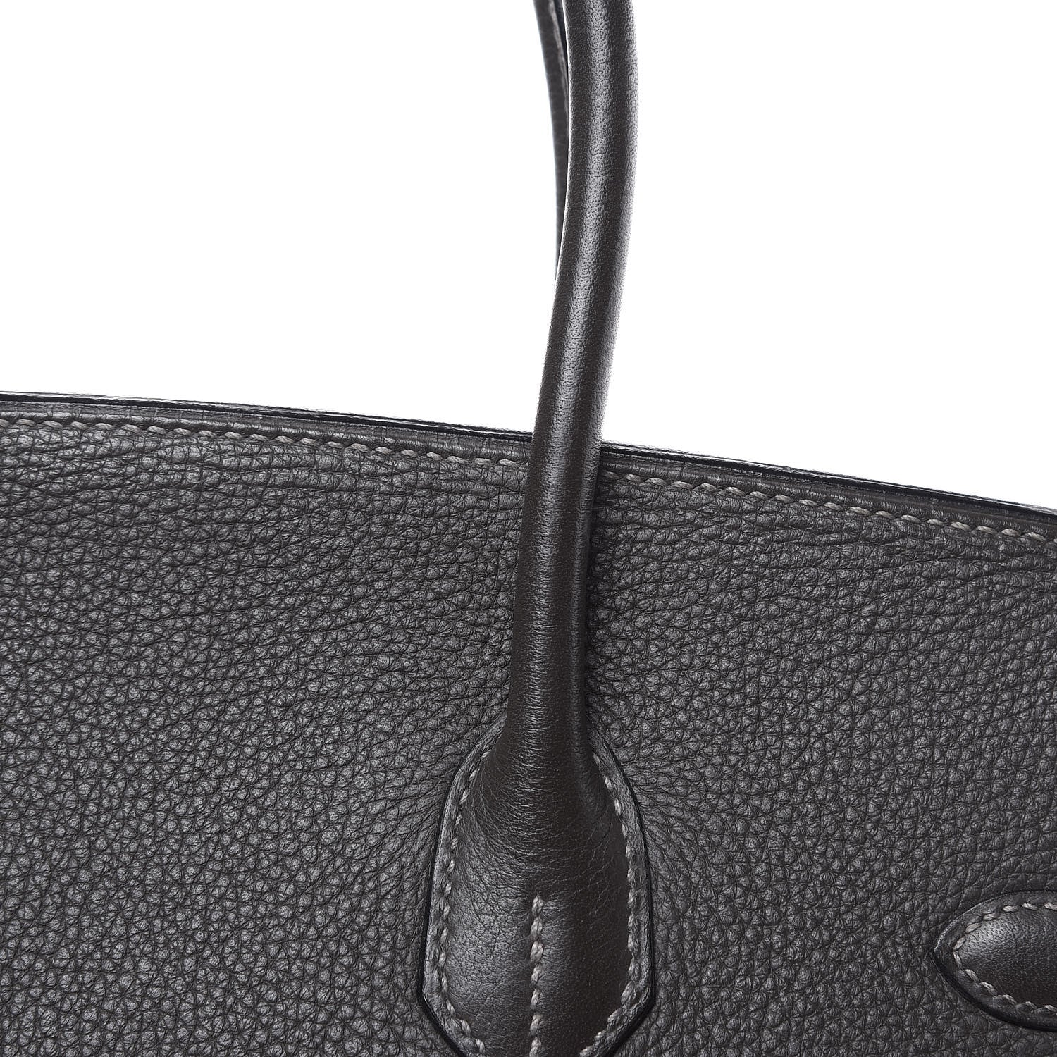 Hermes Taurillon Clemence Birkin 35 Graphite 31 of 35
