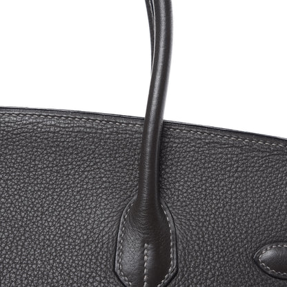 Hermes Taurillon Clemence Birkin 35 Graphite 31 of 35