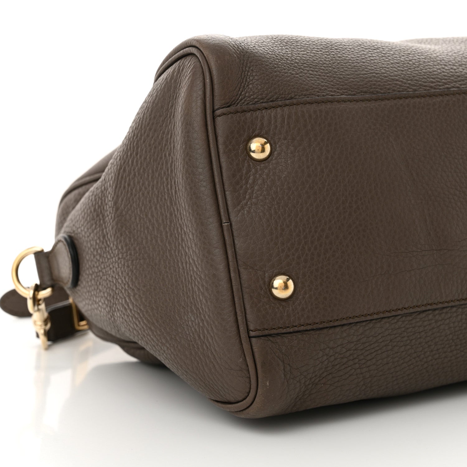 Gucci Calfskin Medium Bamboo Shopper Boston Taupe 9 of 12
