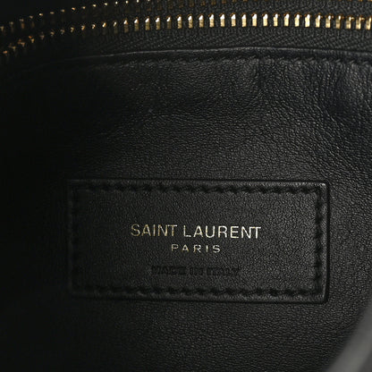 Saint Laurent Smooth Calfskin Small Le 5 A 7 Soft Hobo Black 6 of 10