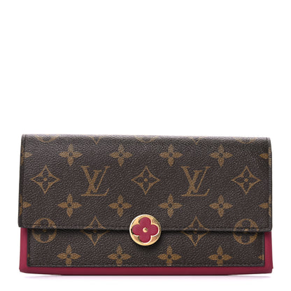 Louis Vuitton Monogram Flore Wallet Fuchsia 1 of 11