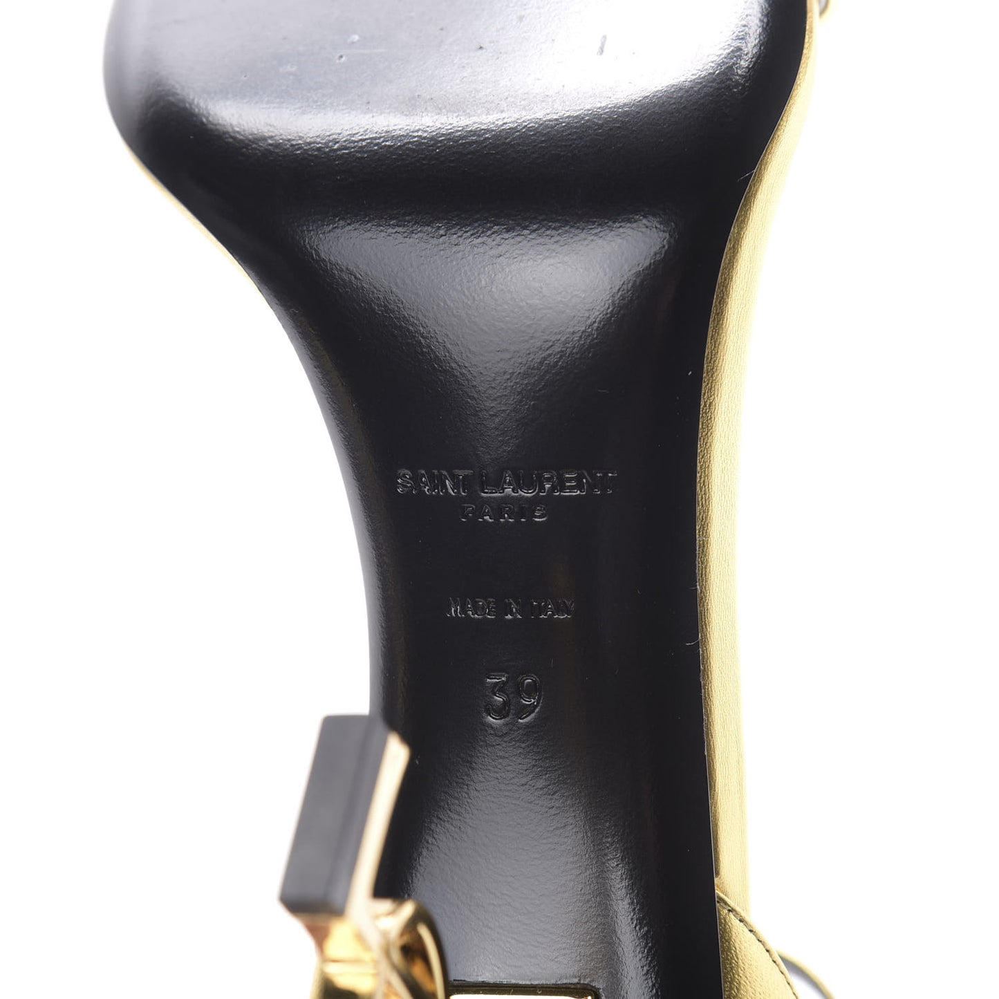 Calfskin Opyum Sandals 39 Oro