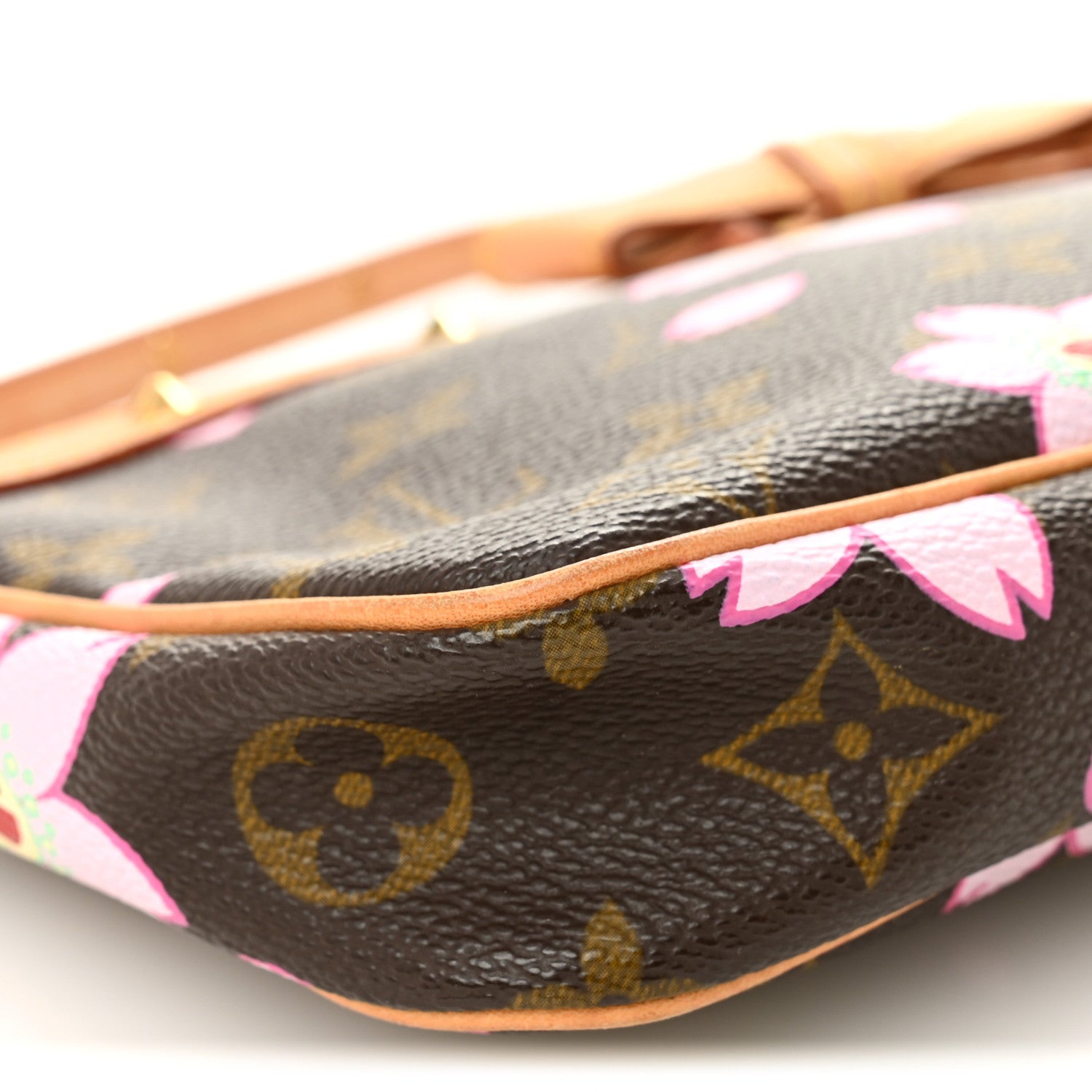 Louis Vuitton Monogram Cherry Blossom Pochette Accessories Brown 9 of 10