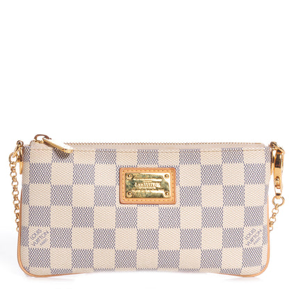 Louis Vuitton Damier Azur Pochette Milla MM 1 of 8