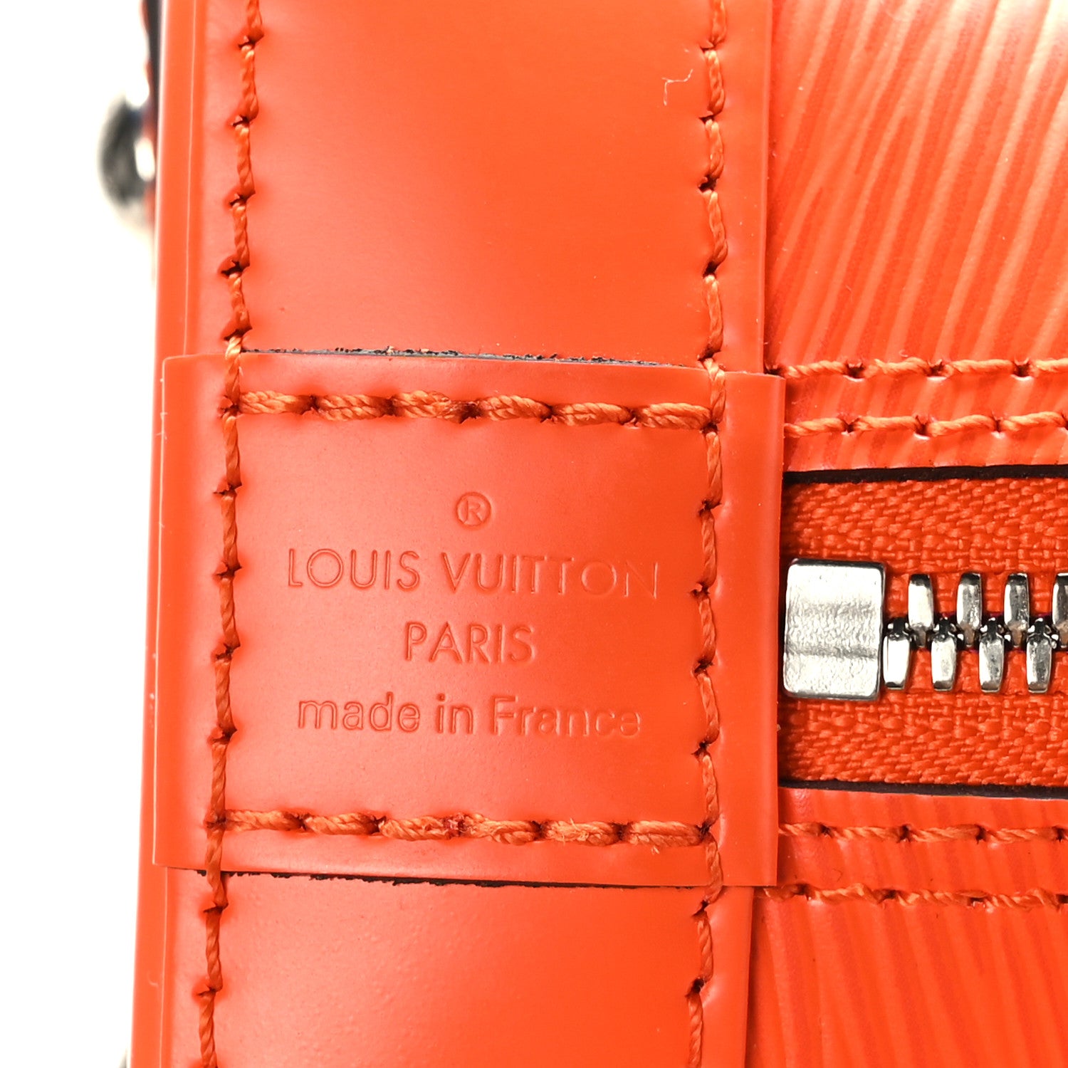 Louis Vuitton Epi Jacquard Alma BB Orange 6 of 8