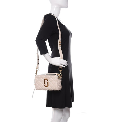 Marc Jacobs Calfskin Quilted The Softshot 21 Bag Ivory 2 of 11