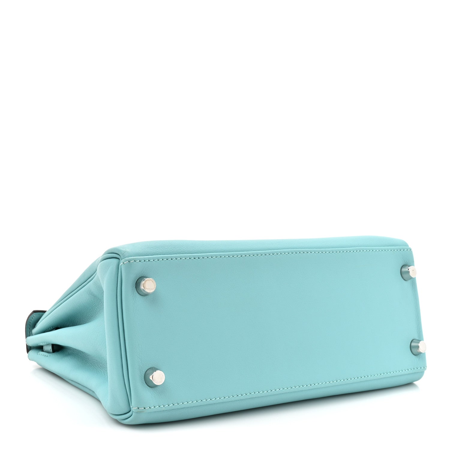 Hermes Swift Kelly Retourne 25 Bleu Atoll 4 of 11